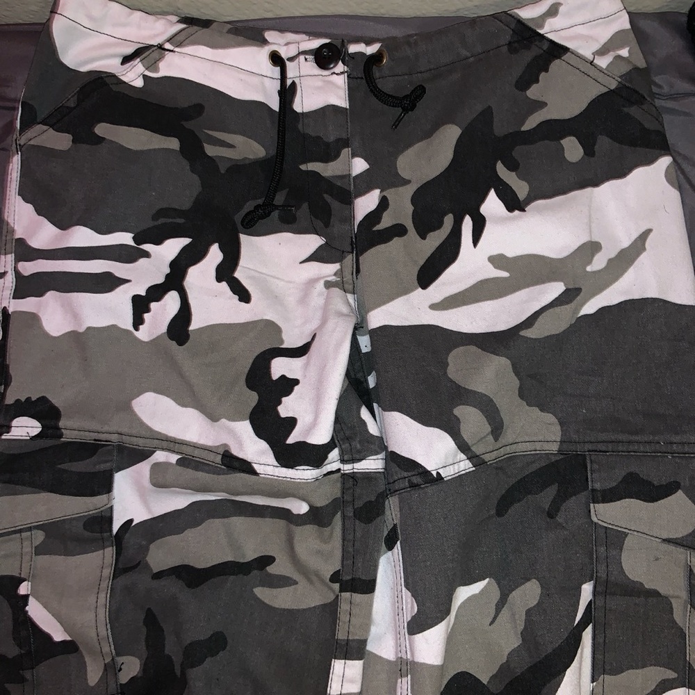 Camo cargo pants
